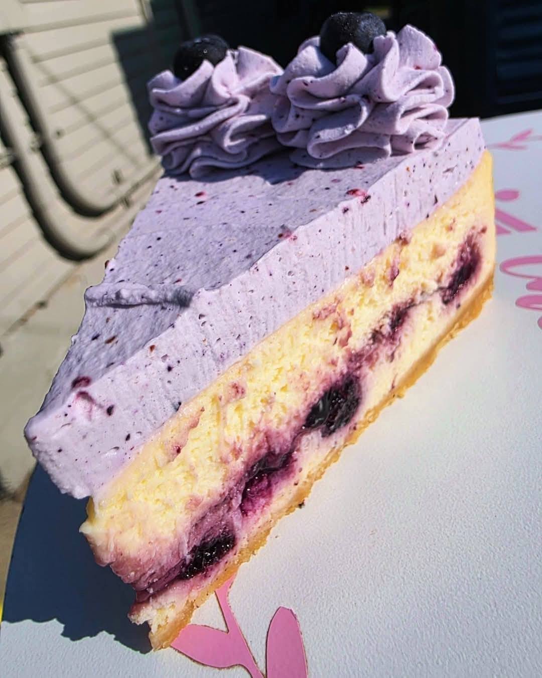 Lemon Blueberry Shortbread slice